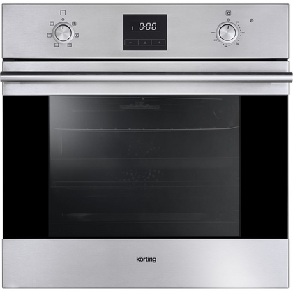 Электрический встраиваемый духовой шкаф Korting OKB 760 FX серебристый ( объем - 64 л. t -275°)
