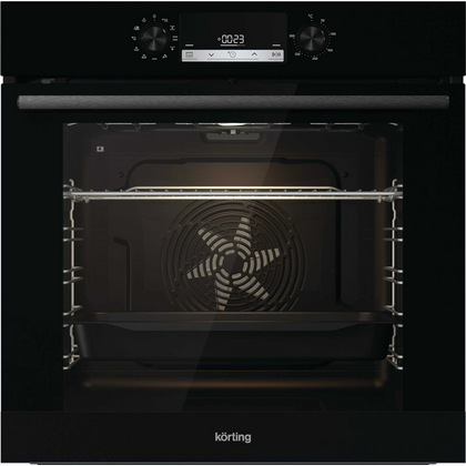 Электрический встраиваемый духовой шкаф Korting OKB 6820 EN черный ( объем - 77 л. t -300°)