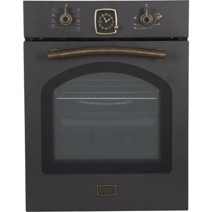 Электрический встраиваемый духовой шкаф Korting OKB 4941 CRN черный ( объем - 45 л. t -240°)