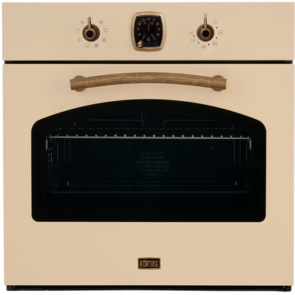 Электрический встраиваемый духовой шкаф Korting OKB 481 CRB бежевый/ бронза ( объем - 64 л. t -275°)