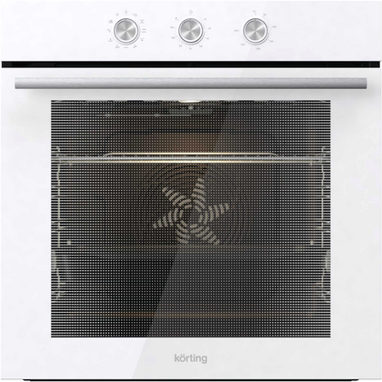 Электрический встраиваемый духовой шкаф Korting OKB 3821 EW белый ( объем - 77 л. t -300°)