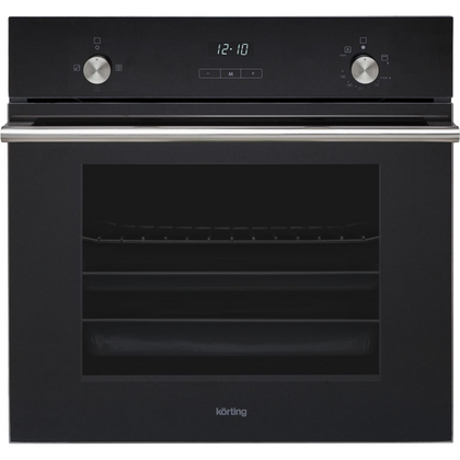 Газовый встраиваемый духовой шкаф Korting OGG 771 CFN черный ( объем - 60 л. t -250°)