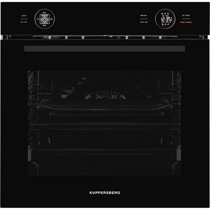 Электрический встраиваемый духовой шкаф Kuppersberg HT 612 Black черный ( объем - 72 л. t -250°)