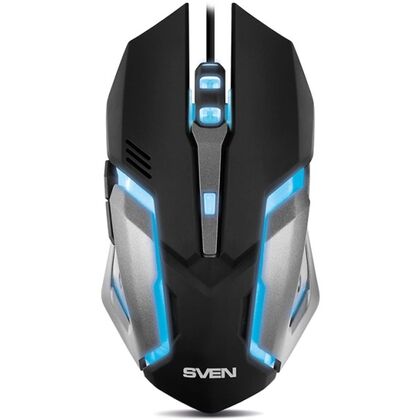 Мышь Sven RX-G740 оптическая, проводная, USB, игровая, с подсветкой, черный (SV-018344)