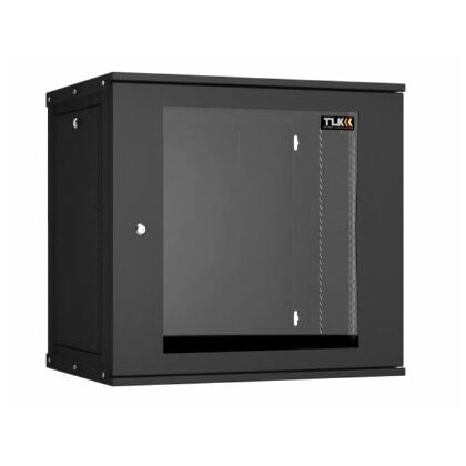 Шкаф настенный телекоммуникационный 19" 15U, Ш600*В770*Г600, передняя дверь - стекло, черный, TLK (TWC-156060-R-G-BK)