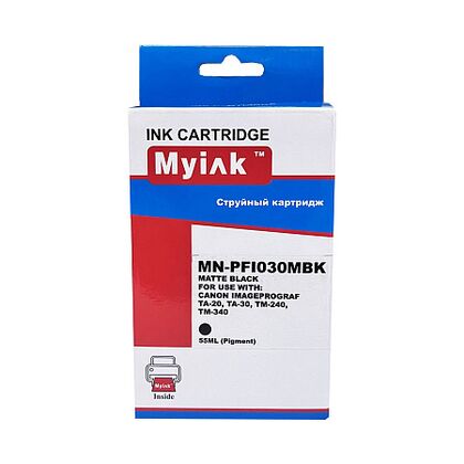 Картридж Canon PFI-030MBK Matte Black Pigment MyInk 55ml (imagePROGRAF IPF TA-20/ TA-30/  TM-240/ ТМ-340)