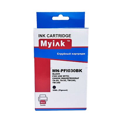 Картридж Canon PFI-030BK Black Pigment MyInk 55ml (imagePROGRAF IPF TA-20/ TA-30/  TM-240/ ТМ-340)