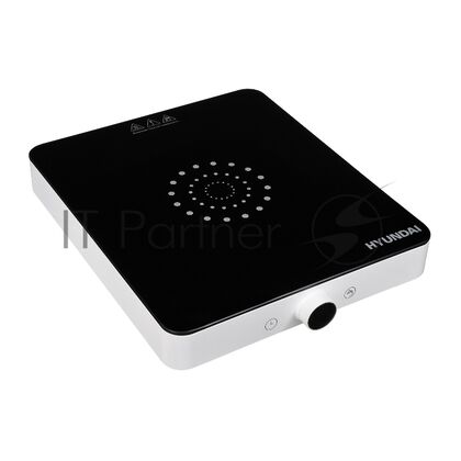 Плита Электрическая Hyundai HYC-0105 белый стеклокерамика (настольная)