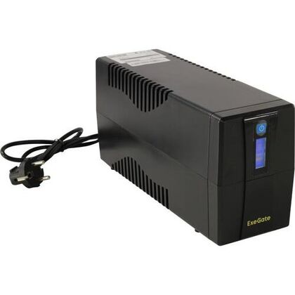 ИБП ExeGate Power Smart ULB-1000 1000ВА/ 550Вт, 2хSchuko, AVR, (Аккумулятор 12В/ 9Ah)