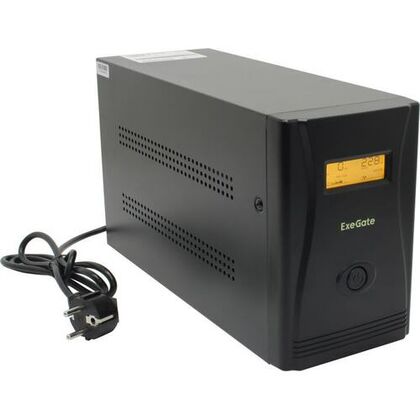 ИБП ExeGate SpecialPro Smart LLB-1000 1000ВА/ 650Вт, 6хC13, AVR, (Аккумулятор 12В/ 7,2Ah*2)