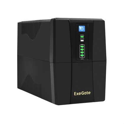 ИБП ExeGate SpecialPro UNB-650 650ВА/ 360Вт, 2xSchuko, AVR, (Аккумулятор 12В/ 7Ah)