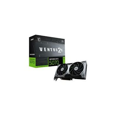 Видеокарта PCIe: GeForce RTX 5070 12G VENTUS 2X MSI (12Gb, GDDR7, 192 бит, DP*3, HDMI)