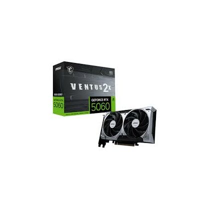 Видеокарта PCIe: GeForce RTX 5060 8G VENTUS 2X MSI (8Gb, GDDR7, 128 бит, 3*DP, HDMI)