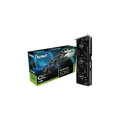 Видеокарта PCI-e: GeForce RTX 5060 Infinity 3 OC Palit (8Gb, GDDR7, 128 bit, 1*HDMI, 3*DP) NE75060T19P1-GB2063S