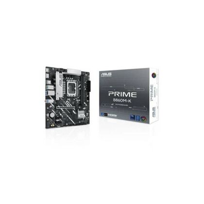 Материнская плата Asus LGA 1851: PRIME B860M-K [Intel B860, 2хDDR5, 1хPCI Ex16, 2хPCI Ex1, 4хSATA3, 2хM.2, 3хUSB2, 3хUSB3, HDMI, DP, PS/ 2, Micro-ATX]