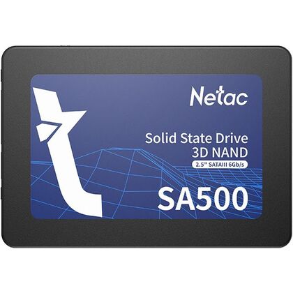 Твердотельный накопитель SSD Netac SATA-III 256 NT01SA500-256-S3X SA500 2.5"