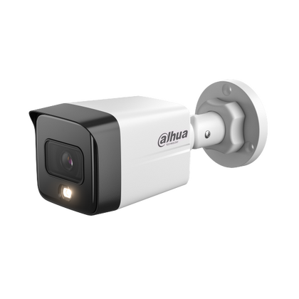 Видеокамера IP 2 Mp уличная Dahua цилиндрическая, f: 2.8 мм, 1920*1080, ИК: 30 м, LED:30 м, карта до 256 Gb, микрофон (DH-IPC-HFW1239TC1P-SA-IL-0280B-