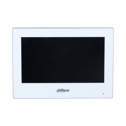 Видеодомофон IP Dahua, 7 дюймов, 1024*600, белый, карта до64 Gb, WiFi (DHI-VTH2624GW-WP)