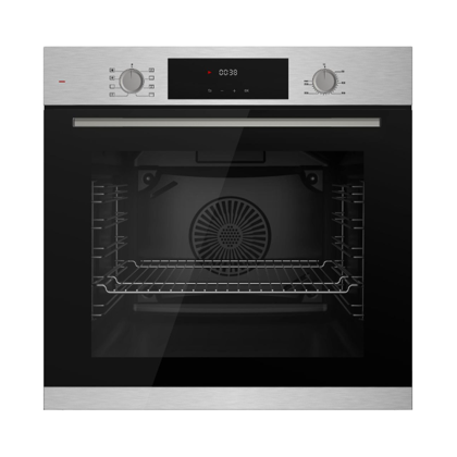 Электрический духовой шкаф Kraft KF-OF7204Х серебристый (объем - 67 л,