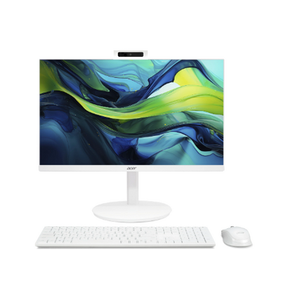 Моноблок Acer 27" i7 1355U 16Gb SSD512Gb Iris Xe CR Eshell GbitEth WiFi BT 90W клавиатура мышь Cam белый 1920x1080
