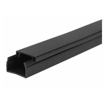 Короб ПВХ монтажный 12х12, Черный, Rexant (28-1212-8)  кратность заказа 2 метра