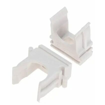 Крепеж-клипса для труб ø16мм, белая (100 шт/ уп) Rexant (28-0116-6)
