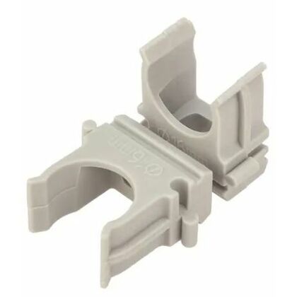 Крепеж-клипса для труб ø16мм, серая (10 шт/ уп) Rexant (28-0116-4)