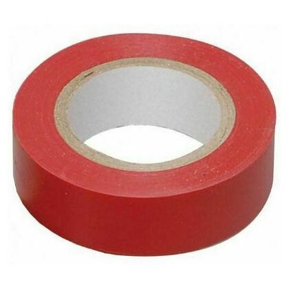 Изолента ПВХ 0,13х19мм, 25м, красная Kranz (KR-09-2204) кратность заказа 5 рулонов