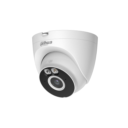 Видеокамера IP 3 Mp уличная Dahua купольная, f: 2.8 мм, 2304*1296, ИК: 30 м, LED:30 м, карта до 256 Gb, Wifi, микрофон (DH-T3A-PV)