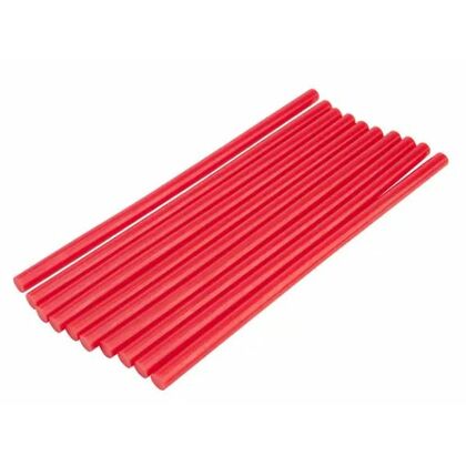 Стержни клеевые Ø11мм, 270мм, красные (10 шт/ уп), хедер, Rexant (09-1274)