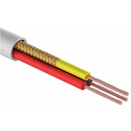 Кабель ШВЭВ (ШСм, 3x0,12 мм², бухта 200 м., внутренний, белый, Rexant (01-4033)