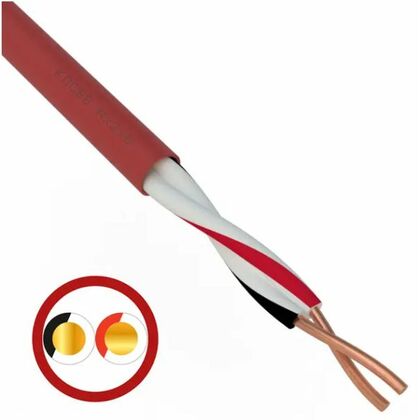 Кабель для пожарной сигнализации КПСВВнг(А)-LS 1x2x0,75мм², Rexant (01-4861) кратность заказа 200 м