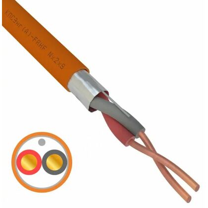 Кабель огнестойкий КПСЭнг(А)-FRHF 1x2x1,00мм², Rexant (01-4918-1) кратность заказа 200 м