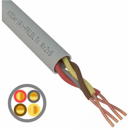 Кабель огнестойкий КПСнг(А)-FRLSLTx 2x2x1,00мм², Rexant (01-4939) кратность заказа 200 м