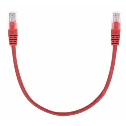 Патч-корд UTP-RJ-45, медь, Cat5e, LSZH, красный, 0,5м Rexant (02-0103-05)