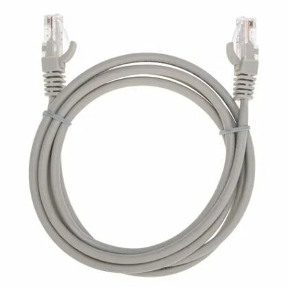Патч-корд UTP-RJ-45, медь, Cat5e, LSZH, серый, 1м Rexant (02-0100-1)
