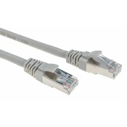 Патч-корд S/ FTP-RJ-45, медь, Cat6A (10G), LSZH, серый, 3м Rexant (02-0390-3)