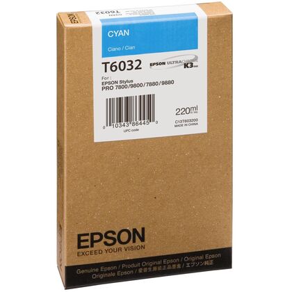 Купить Картридж Epson C13T603200 Cyan (Epson Stylus7800/ 7880/ 9800/ 9880)  в Симферополе, Севастополе, Крыму