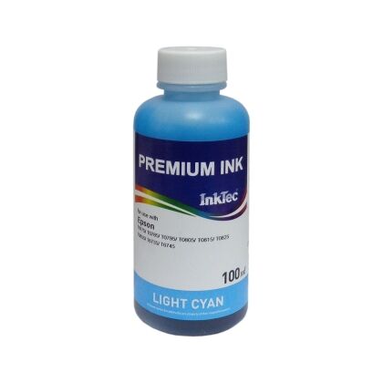 Купить Чернила Epson (E0010-100MLC) T0825 LightCyan, Dye, 100 мл, InkTec в Симферополе, Севастополе, Крыму
