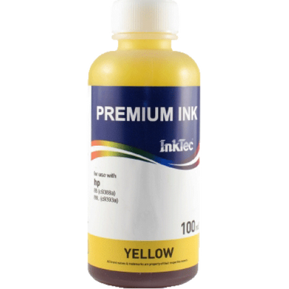 Купить Чернила HP (H5088-100MY) C9388A, C9393A Yellow, Dye, 100 Мл, InkTec в Симферополе, Севастополе, Крыму