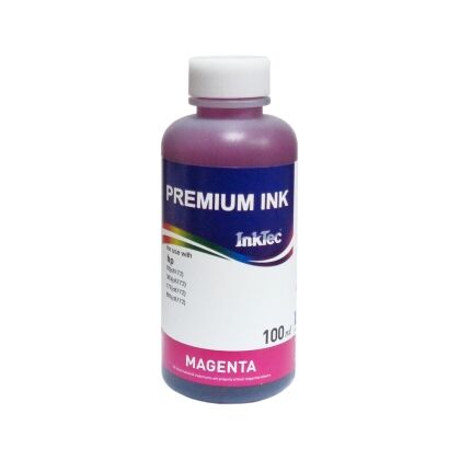 Купить Чернила HP (H3070-100MM) C8772 (02/ 363/ 177/ 801) Magenta, Dye, 100 мл, InkTec в Симферополе, Севастополе, Крыму
