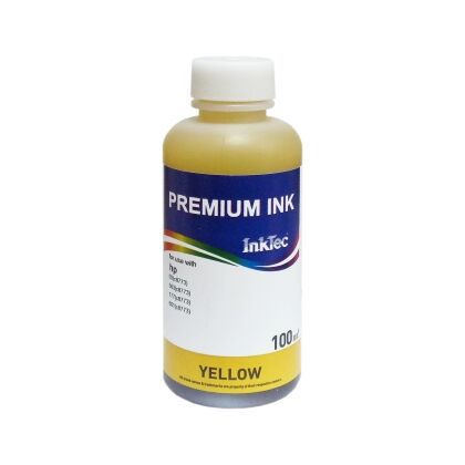 Купить Чернила HP (H3070-100MY) C8773 (02/ 363/ 177/ 801) Yellow, Dye, 100мл, InkTec в Симферополе, Севастополе, Крыму