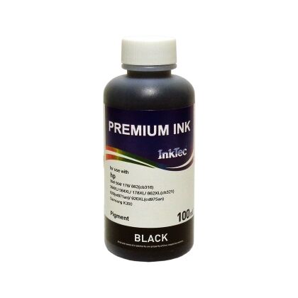Купить Чернила HP CB316(364/  564/  178/  862), CB321(364XL/  564XL/  178XL/  862XL) Black, Pigment, 100 Мл, InkTec в Симферополе, Севастополе, Крыму