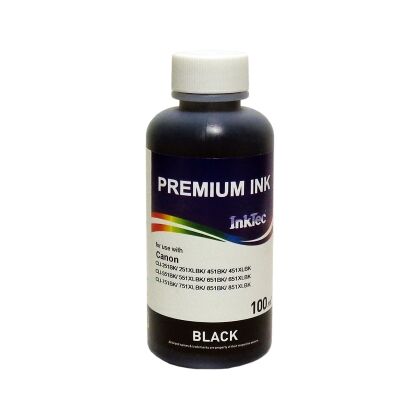 Купить Чернила Canon (C5051-100MB) CLI-251BK/ 451BK/ 551BK/ 651BK/ 751BK/ 851BK, Black, Dye, 100 мл, InkTec в Симферополе, Севастополе, Крыму