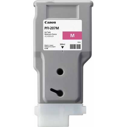Картридж: Canon PFI-207 M (magenta), 300 мл [для imagePROGRAPH iPF680, 685, 780, 785] (8791B001)