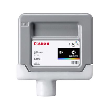 Картридж: Canon PFI-307BK (black), 330 мл [для imagePROGRAF iPF830, iPF840, iPF850] (9811B001)
