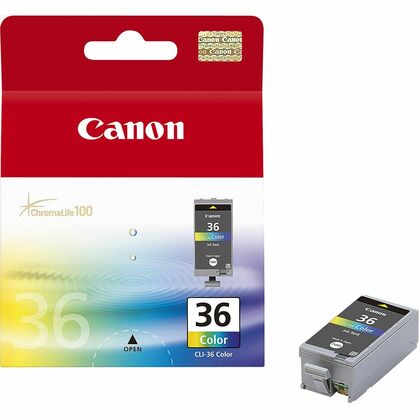 Картридж: Canon CLI-36 (color) [для Canon Pixma iP100] (1511B001)