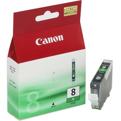 Картридж: Canon CLI-8G (green), 13 мл [для Canon PIXMA 6500, Pro 6000, Pro 9000, Pro 9000 Mark II] (0627B001)