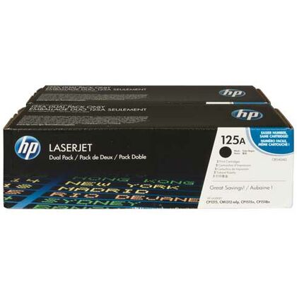 Картридж HP CLJ CB540AD Black Dual pack