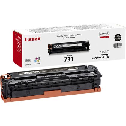Картридж Canon 731BK (black) [для Canon i-SENSYS LBP7100Cn/ 7110Cw] (6272B002)
